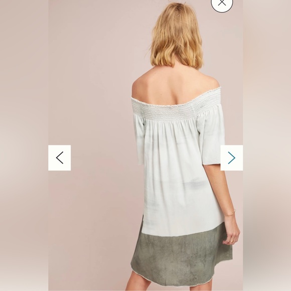 Dip-Dyed Silk Swing Dress Anthropologie size Small - Picture 2 of 4